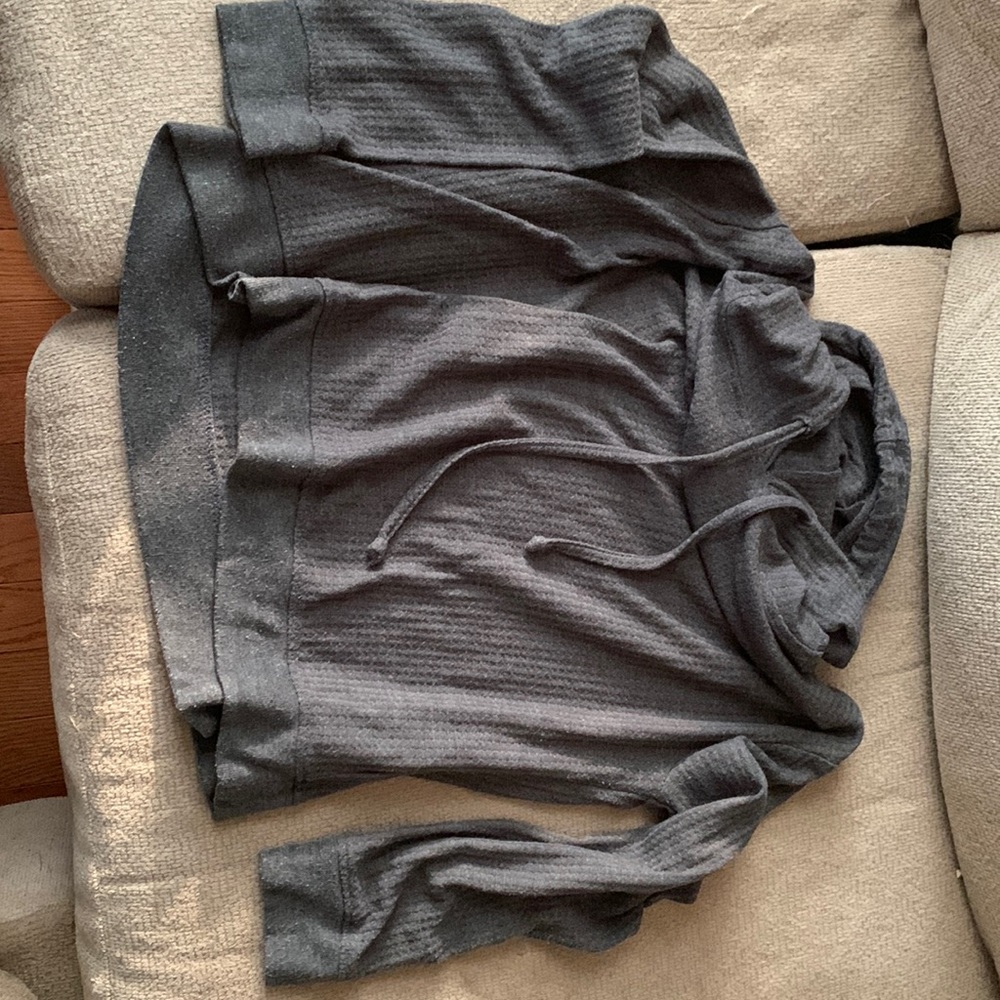 Grey crop top sweater